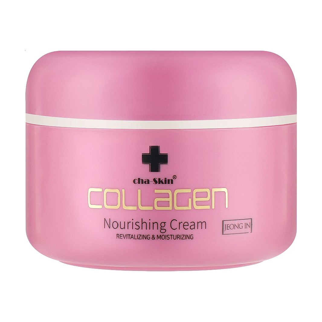 Живильний крем для обличчя Juno Cha-Skin Collagen Nourishing Cream з колагеном, 110 г